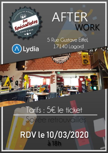 Affiche Afterwork Les spé